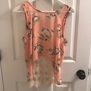 High-low flowy top